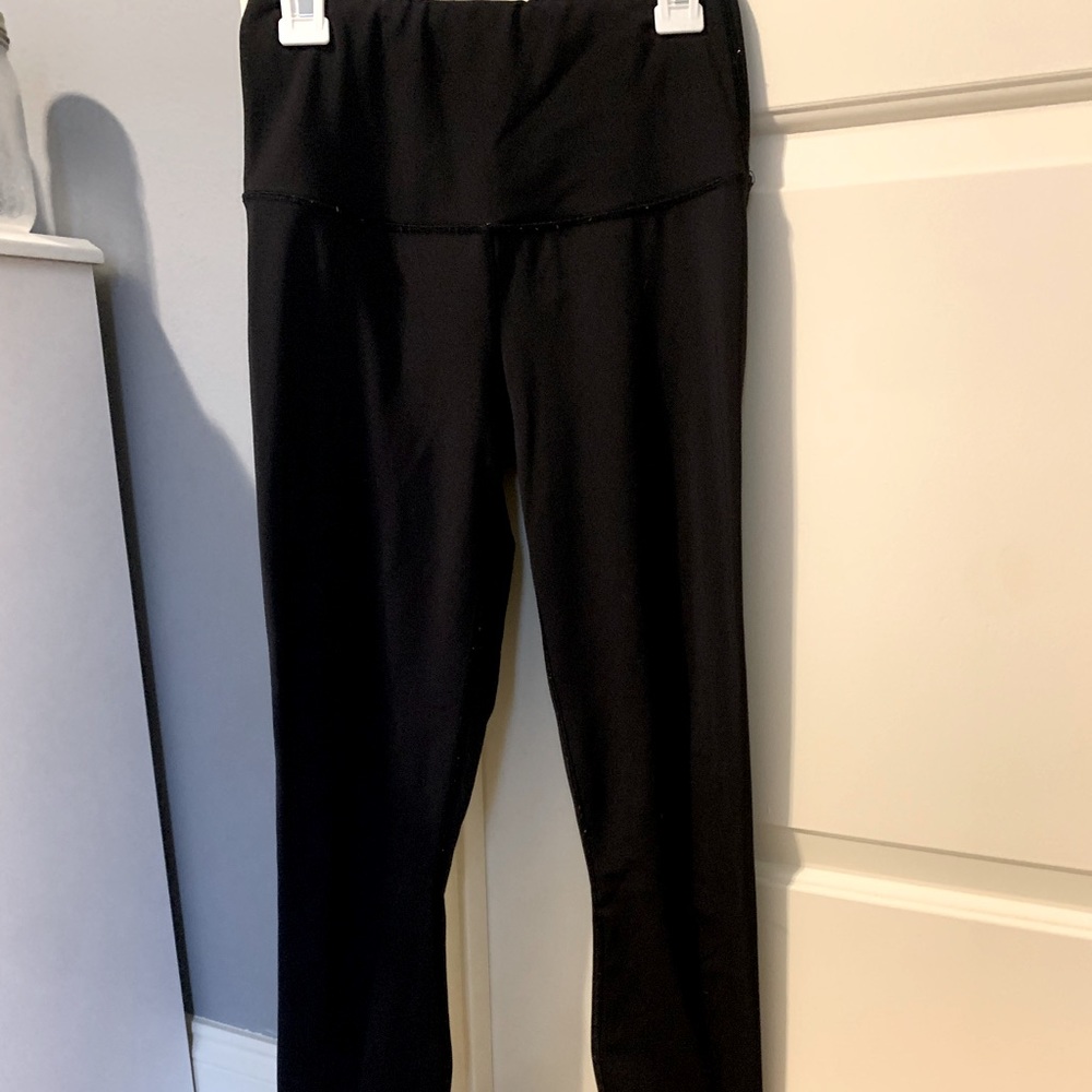 Black 90 degree 7/8 leggings size XS